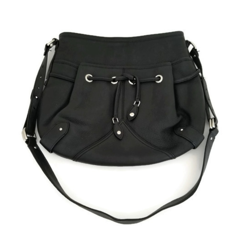 Cole Hann Black Leather Purse Adjustable Strap